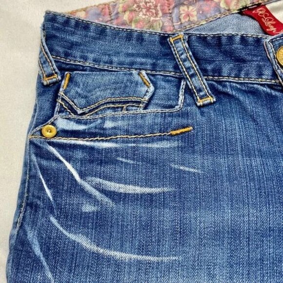 Vintage Lucky Brand Jeans Women's 4/27 Meggie Grace Low Rise Boot Y2K Button Fly - Picture 12 of 16